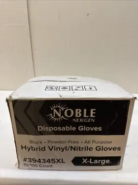 400014310100 NOBLE Nexgen Disposable Hybrid Mil Gloves