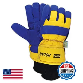 B07GPZL22Y NORTH POLAR Insulated Split Palm Glove Ladies