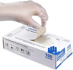 313103653623 OKIAAS Disposable Glovess Food Safe Latex Powder