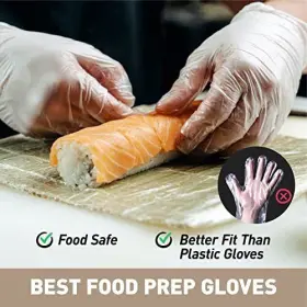 778836622764 OKIAAS Disposable Food Safe Latex Powder Glove #3