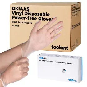 Anicemoon OKIAAS Disposable Gloves Latex Powder Glov