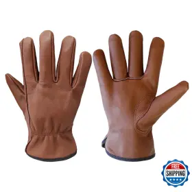 B0DG86MNZF OLSON DEEPAK Cowhide Gloves Men