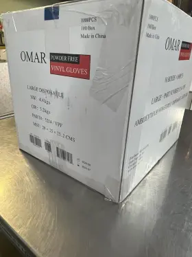 5214-VPF OMAR Powder Gloves Box