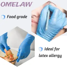 747015505129 OMELAW Nitrile Gloves Sealable Cover Powder #2
