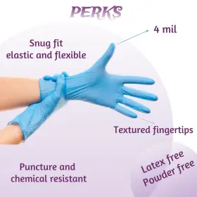 747015505129 OMELAW Nitrile Gloves Sealable Cover Powder #3