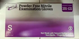 201-121 OMNI Omnitrust Nitrile Exam Dental Gloves Fingers