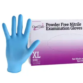 201-123 OMNI Omnitrust Powder Nitrile Exam Gloves #2