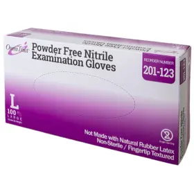 201-123 OMNI Omnitrust Powder Nitrile Exam Gloves