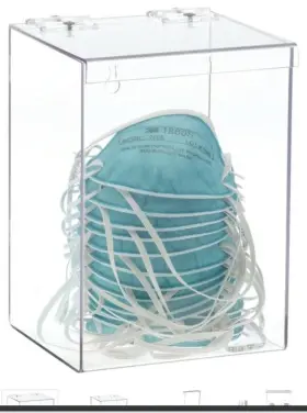 304200 OMNIMED Acrylic Facemask Dispenser