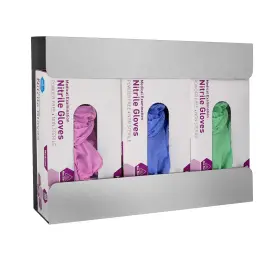819598029221 OMNIMED Steel Triple Glove Dispenser Wall Mount #3