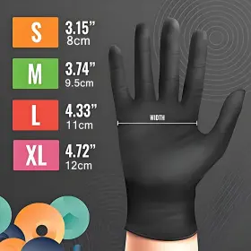 744759058430 ONESTOP-STORES Disposable Nitrile Gloves #3