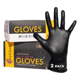 198168706879 OUR KINGS QUEENS NITRILE GLOVES Mil Pack Durabl