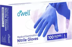 711181599695 OWELL Medical Exam Nitrile Gloves Disposable