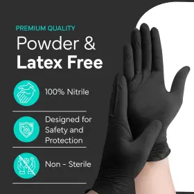850015109737 OWELL Nitrile Gloves Mil Exam Disposable #3