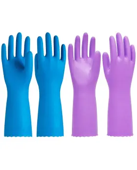 711745619364 PACIFIC PPE Dishwashing Cleaning Gloves Latex