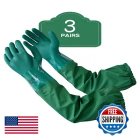 B086W2CK6G PACIFIC PPE Rubber Gloves Chemical