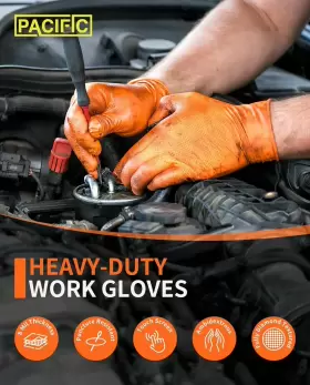 PD49AM PACIFIC PPE Nitrile Gloves Mil #3