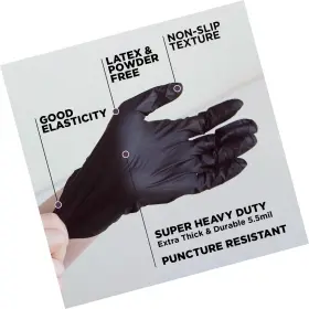 850059588154 PACK SAVER Nitrile Gloves Latex Powder Mil Di #2
