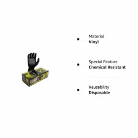 GLNPFBL10EP PACKAGINGSUPPLIESBYMAIL Mamba Nitrile Glove Box #3