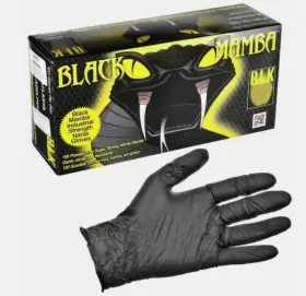 GLNPFBL10EP PACKAGINGSUPPLIESBYMAIL Mamba Nitrile Glove Box