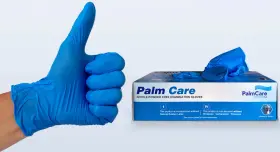 LB35 PALM CARE Powder Latex Nitrile Examination Gloves