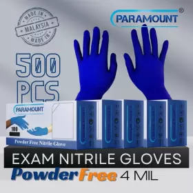 PA-DBUBX5 PARAMOUNT Exam Nitrile Gloves Powder