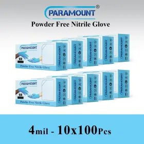 PA-IBU-1000CS PARAMOUNT Exam Nitrile Medical Gloves Mil Latex