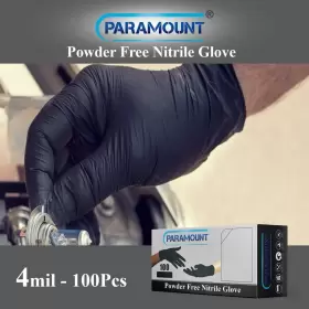 PA-NBKCS2 PARAMOUNT Disposable Exam Nitrile Gloves Powder #2