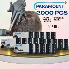 PA-NBKCS2 PARAMOUNT Disposable Exam Nitrile Gloves Powder