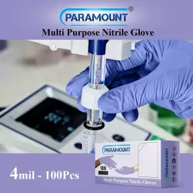 PA-NPUBX5 PARAMOUNT Exam Nitrile Gloves Levander Powder Pcss #3