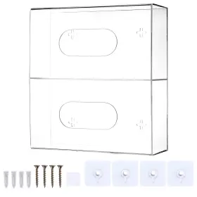 NK-0746-US PATIOER Glove Box Holder Wall Mount Double Stack