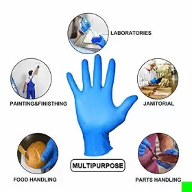 707025842652 PEIPU Nitrile Gloves Disposable Powder Cleaning #3