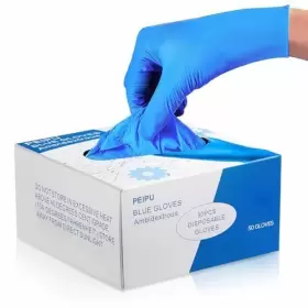 707025842652 PEIPU Nitrile Gloves Disposable Powder Cleaning
