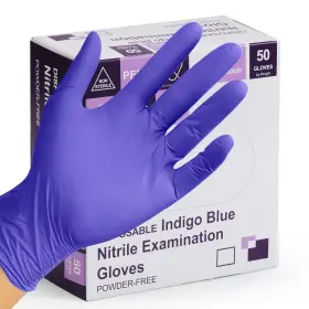 736961502252 PEIPU Nitrile Gloves Disposable Cleaning Powder