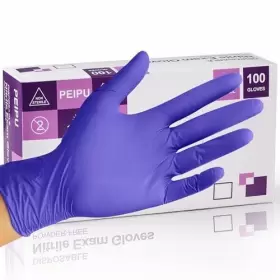 736961502276 PEIPU Nitrile Glovesdisposable Cleaning Powder