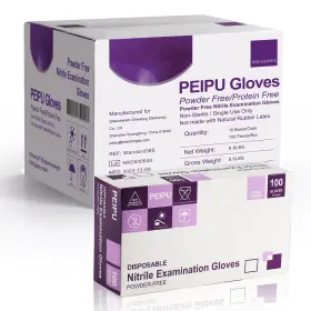736961502313 PEIPU Nitrile Gloves Disposable Cleaning Powder