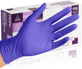 744110047899 PEIPU Pelpu Disposable Nitrile Gloves Powder
