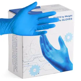 B097RVFD7Z PEIPU Nitrile Disposable Gloves Powder Latex