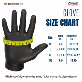 787446870977 PENTAGON SAFETY EQUIPMENT Mils Nitrile Gloves #2