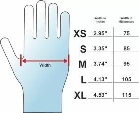PHM915 PHANTOM Mil Powder Latex Gloves Medical Box #3