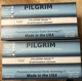 K905765 PILGRIM Nitrile Exam Gloves Powder #3