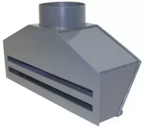PVCHS130 PLASTIC SUPPLY Intake Fume Hood