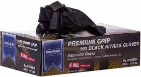 846156040473 PREMIUM GUARD Nitrile Gloves Mil Disposable Blac #3