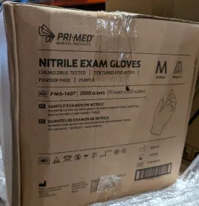 PM6-1407 PRI-MED Nitrile Exam Gloves