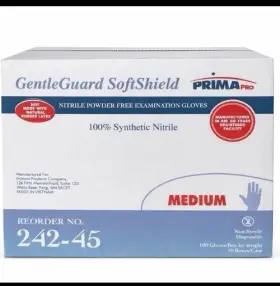 242-45 PRIMAPRO Gentleguard Softshield Nitrile Powder Gloves