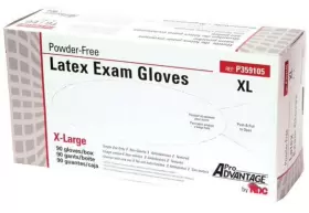 P359105 PRO ADVANTAGE Powder Latex Exam Gloves
