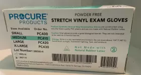 PC400 PROCURE Powder Stretch Exam Gloves #2