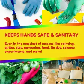 98100 Craft Kids Nitrile Gloves Disposable Latex #3