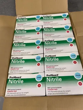 GVP9-XL-HH PROGUARD Nitrile Powder Disposable Gloves #2