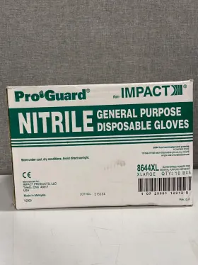 GVP9-XL-HH PROGUARD Nitrile Powder Disposable Gloves